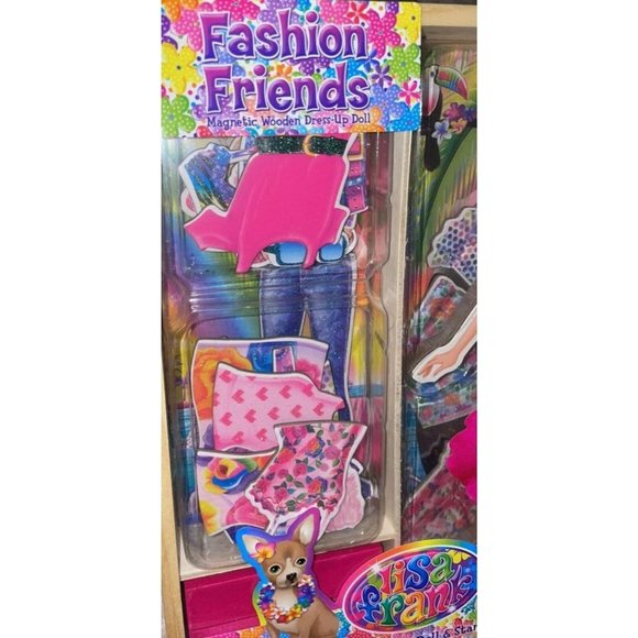 Lisa Frank Paper Dolls Activity Set 40 Pieces Surfer Girl Cassie NEW SEALED - Picture 7 of 9